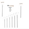 OM Industries 8 Harmonic Healing Tuned Pipes Louder Than Tuning Fork with Mallet and Hand Stand view 1