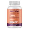 BESTVITE SAM-e 200mg Stabilized (60 Vegetarian Capsules) - Easy to Swallow Capsule Form - No Enteric Coat Needed - No Titanium Dioxide - No Stearates - Vegan - Non GMO - Gluten Free view 1