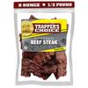 Old Trapper, Trapper's Choice Teriyaki Kippered Beef Steak, Eight-Ounce Individual Package, Savory Sweet Meat Snacks, 10 Grams of Protein and 60 Calories Per Serving (Pack of One) view 1