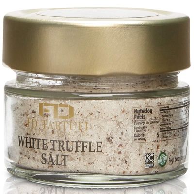 FD TARTUFI White Truffle Salt 120g (4.23oz), Coarse and Fine Natural Sea Salt | non gmo | Made in Italy | kosher | truffles