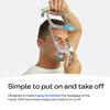 ResMed CPAP Headgear - AirFit F30 - Replacement - Standard Size - Grey - Unisex - Adults with Sleep Apnea - CPAP Accessories view 4