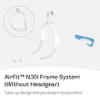 ResMed AirFit N30i Standard Frame System, Elbow & Nasal Cradle Cushion - For CPAP Mask - Replacement CPAP Accessories - Standard Frame / Small-Wide Cushion view 3