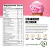 Ambrosia Planta - Plant-Based Protein Powder 20g | Dairy Free Vegan Protein Powder with BCAA Amino Acids | Keto-Friendly, No Added Sugar | 25 Servings | Strawberry Ice Cream view 3