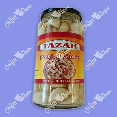 Tazah Pickled Garlic 17.6 Oz / 500 2 Pack