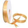 Morex Ribbon 08822/00-690 Double Face Satin Ribbon 7/8" X 100 YD Old Gold Ribbon for Gift Wrapping, Birthday Gift Cards, Satin Dress for Women, Silk Ribbons for Crafts, Wedding Gifts for Couple view 1