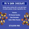 Kar's Nuts Peanut Butter 'N Dark Chocolate Trail Mix Snacks - Roasted Peanuts, Peanut Butter Candies, Dark Chocolate & Butter Toffee Peanuts, 12 oz Resealable Pouch (Pack of 6) view 3