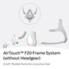 ResMed AirTouch F20 Frame System - Replacement Frame System with Full-Face Mask & Elbow - Premium CPAP Gear - Headgear Not Included - Medium view 3