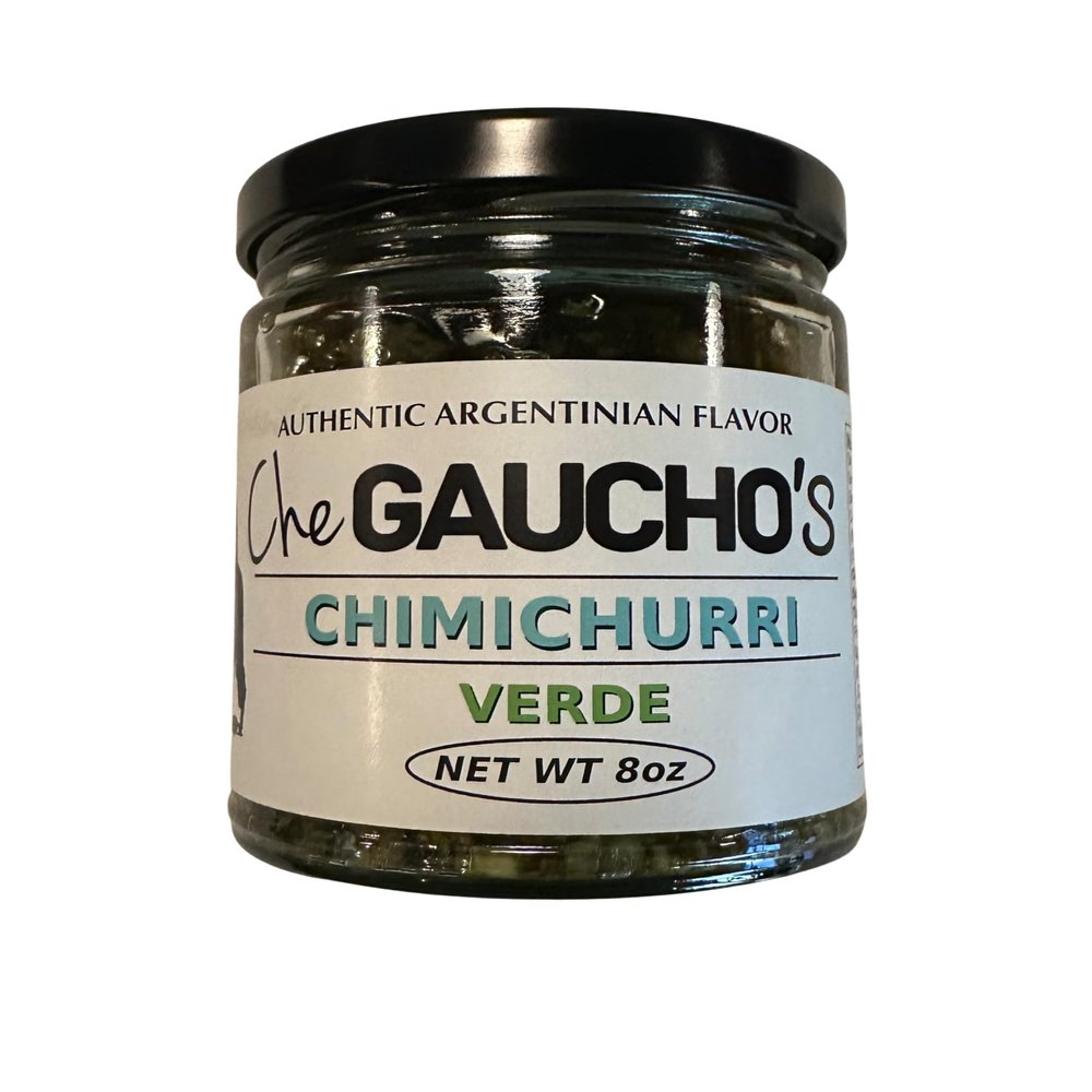 Argentine Chimichurri Grilling Sauce - Gaucho Style - Verde - 8 oz.