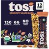 Tosi Nut Bars, Almond, Healthy Snacks for Adults & Kids, Plant Based Crunchy Bars (5G Protein), Organic Keto Snacks, Vegan, Gluten & Soy Free, Low Sugar, Omega 3s, 1oz, 12-Pack view 1