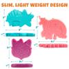Kids Hard Ice Packs (3 PK) Slim Lightweight Reusable Cooler Freezer Packs- Long-Lasting Chillers Keep Food Fresh for Hours- Durable Leak-Proof Design for Boys Girls Back To School- BPA Free, Food Safe view 4