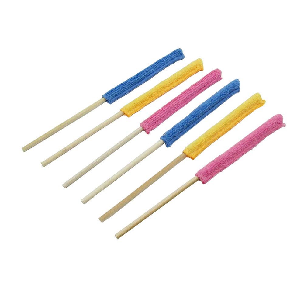 6 pcs Microfiber Stick Duster for Cleaning