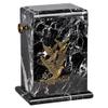 Onyx Adult Cremation Urn for Ashes Cremation Urn Single Stone Cremains or Pet Cremains - Black Onyx view 1