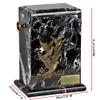 Onyx Adult Cremation Urn for Ashes Cremation Urn Single Stone Cremains or Pet Cremains - Black Onyx view 2