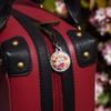 I Love You Valentine's Day Hearts Jacket Handbag Purse Luggage Backpack Zipper Pull Charm view 2