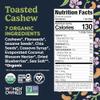 Tosi Nut Bars, Cashew, Healthy Snacks for Adults & Kids, Plant Based Crunchy Bars (6G Protein), Organic Keto Snacks, Vegan, Gluten & Soy Free, Low Sugar, Omega 3s, 1oz, 12-Pack view 2