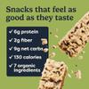 Tosi Nut Bars, Cashew, Healthy Snacks for Adults & Kids, Plant Based Crunchy Bars (6G Protein), Organic Keto Snacks, Vegan, Gluten & Soy Free, Low Sugar, Omega 3s, 1oz, 12-Pack view 4