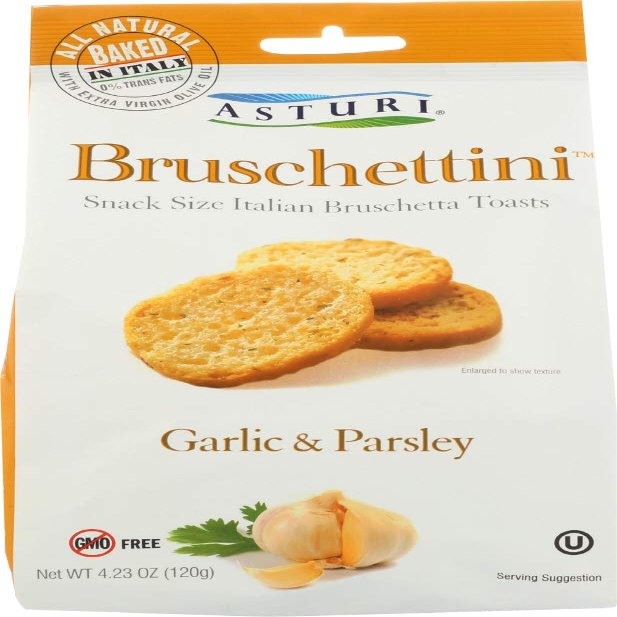 Asturi Bruschettini Garlic & Parsley 4.23 OZ (Pack of 1)