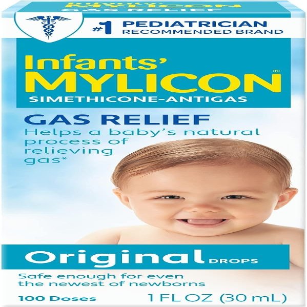 Mylicon Gas Relief Drops for Infants and Babies, Original Formula, 1 Fluid Ounce