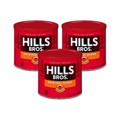Hills Bros Original Blend Medium Roast Coffee 26 Ounce (Pack of 3)
