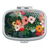Anna Floral Pattern Rectangle Pill Case Trinket Gift Box view 1