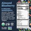 Tosi Nut Bars, Almond Blueberry, Healthy Snacks for Adults & Kids, Plant Based Crunchy Bars (6G Protein), Organic Keto Snacks, Vegan, Gluten & Soy Free, Low Sugar, Omega 3s, 1oz, 12-Pack view 2