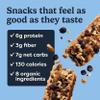Tosi Nut Bars, Almond Blueberry, Healthy Snacks for Adults & Kids, Plant Based Crunchy Bars (6G Protein), Organic Keto Snacks, Vegan, Gluten & Soy Free, Low Sugar, Omega 3s, 1oz, 12-Pack view 4
