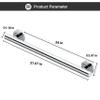 24 Inch Shower Grab Bar,Chrome Stainless Steel Bathroom Grab Bar, Bathroom Balance Bar, Shower Handle,Safety Hand Rail Support - Handicap, Elderly, Injury, Senior Assist Bath Handle view 2