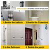 24 Inch Shower Grab Bar,Chrome Stainless Steel Bathroom Grab Bar, Bathroom Balance Bar, Shower Handle,Safety Hand Rail Support - Handicap, Elderly, Injury, Senior Assist Bath Handle view 4