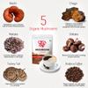 Tiger Organic 5 Mushroom Instant Coffee  30 Servings with 100% Arabica | Immune System Booster, Reishi, Maitake, Shiitake, Chaga & Turkey Tail Mushrooms | Gluten & Dairy Free, Vegan - Natural Energy view 3