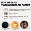 Tiger Organic 5 Mushroom Instant Coffee  30 Servings with 100% Arabica | Immune System Booster, Reishi, Maitake, Shiitake, Chaga & Turkey Tail Mushrooms | Gluten & Dairy Free, Vegan - Natural Energy view 4