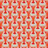 GRAPHICS & MORE Lobster Tiles Gift Wrap Wrapping Paper Rolls view 2
