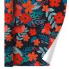 GRAPHICS & MORE Cecilie Flowers Pattern Gift Wrap Wrapping Paper Rolls view 1