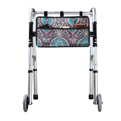 Walker Bag, Walker Accessories for Elderly, Walker Basket Walker Tray for Folding Walkers, Rollator or Scooter, Wheelchair Bag for Seniors, Provides Hands Free Storage for Handicap, Disabled Green
