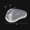 3 Pairs Butterfly Pattern Self-Adhesive Gel Thong Sandals Forefoot Pad Toe Protectors Antislip Shoes Grip Pads Sandals Flip-Flop Inserts Forefoot Cushions Pad Massage Insoles Color Random view 3