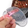 3 Pairs Butterfly Pattern Self-Adhesive Gel Thong Sandals Forefoot Pad Toe Protectors Antislip Shoes Grip Pads Sandals Flip-Flop Inserts Forefoot Cushions Pad Massage Insoles Color Random view 4