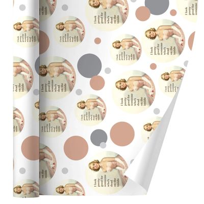 I Look Pretty Good for Someone Who's Dead on The Inside Funny Gift Wrap