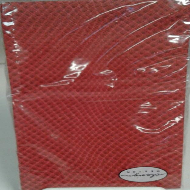 Snakeskin Red Guest Towels 15 per Pack