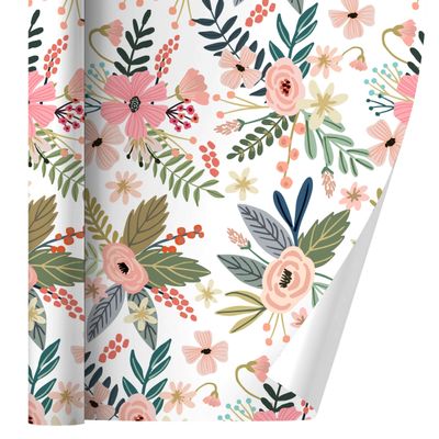 GRAPHICS & MORE Flowers in a French Garden Gift Wrap Wrapping Paper Rolls