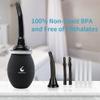 TopQuaFocus 14.5OZ Large Enema Bulb Kit Douche Bulb for Men Women Colon Cleaning Feminine Care Enemas -BPA and Phthalates Free Black view 2