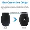 TopQuaFocus 14.5OZ Large Enema Bulb Kit Douche Bulb for Men Women Colon Cleaning Feminine Care Enemas -BPA and Phthalates Free Black view 3