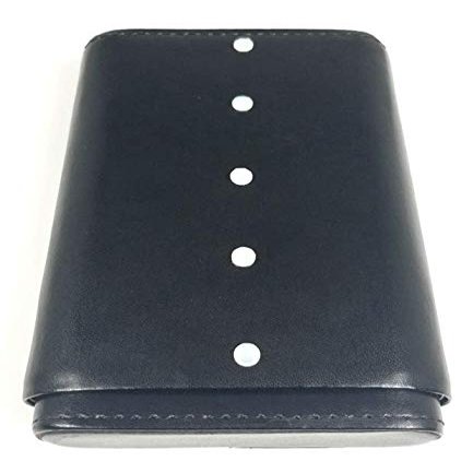 Aficionada Style 5 Cigar Leather Humidor - White Opal