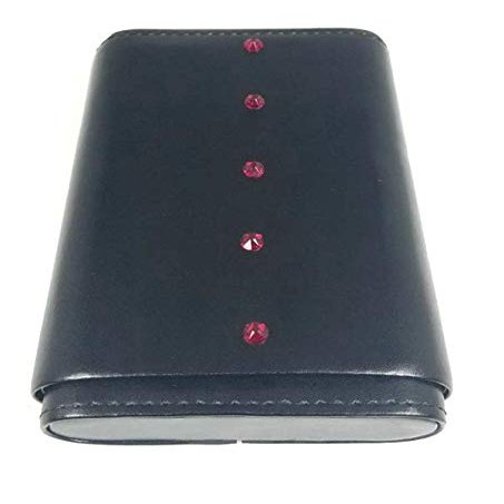 Aficionada Style 5 Cigar Leather Humidor - Siam