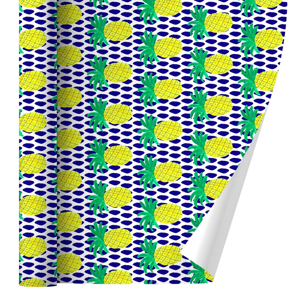 GRAPHICS & MORE Pretty Pineapples Gift Wrap Wrapping Paper Rolls