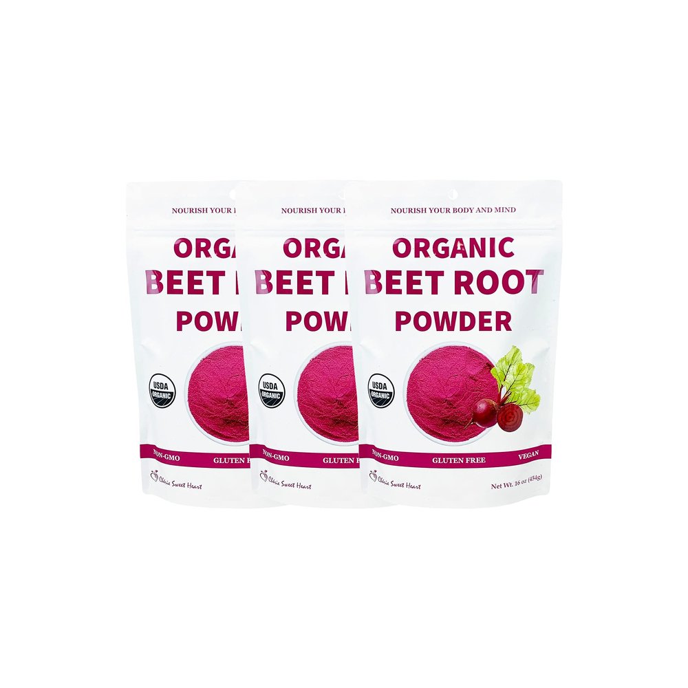 Chrie Sweet Heart Organic Beet Root Powder (3 lb), Raw & Non-GMO