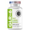 Intestinal Fortitude GLR-6 - Gut Lining Repair Supplement for Gut Health - Leaky Gut Repair with L-Glutamine, Slippery Elm, DGL Licorice Root, Marshmallow Root, Fenugreek - IBS, IBD, GERD - Vegan view 1