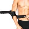 1PCS Adjustable Breathable Elbow Support Brace Pads Coderas Arm Protective Gear Sports Safety for Badminton Gym Tennis (Black) view 2