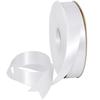 Morex Ribbon Double Face Satin Ribbon 7/8" X 50 YD Shell Gray Ribbon for Gift Wrapping, Birthday Gift Cards, Satin Dress for Women, Silk Ribbons for Crafts, Wedding Gifts for Couple view 1