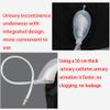 HAMUHA Male Urinal Bag Pee Bag Portable Wearable Men's Urinal Elastic Waistband Toilet Elastic Waistband Urine Replacement Collector (M) view 3