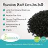 HAWAIIAN BLACK SEA SALT | 100% Natural | Great Gourmet Finishing Salt & Perfect for Professional Skin, Hair & Bath Cosmetics | Fine Grain | Sizes 1 OZ to 3 LBS | (4 OZ) view 3