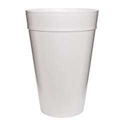 Foam Drink Cups, 32oz, White, 25/Bag, 20 Bags/Carton